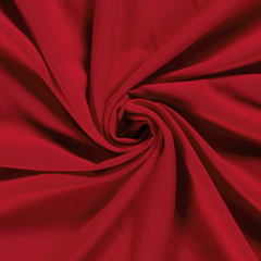 Moss Crêpe Unicolore Rouge