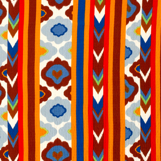 Viscose Bubble stof Abstract Wit