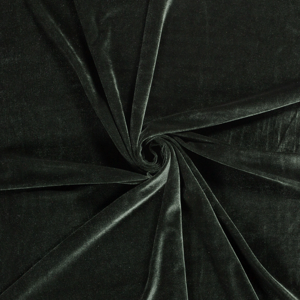 Velvet fabric Dark Green 