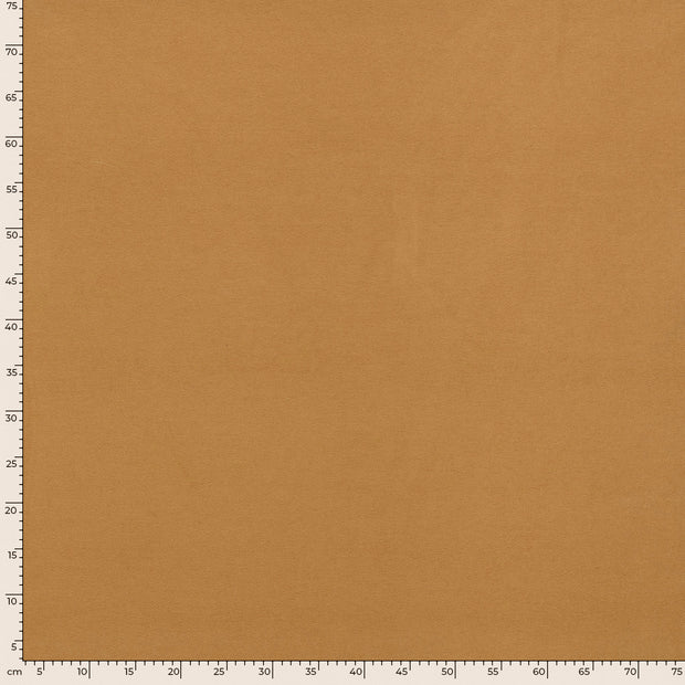 Mantel Wool Touch fabric Unicolour Camel