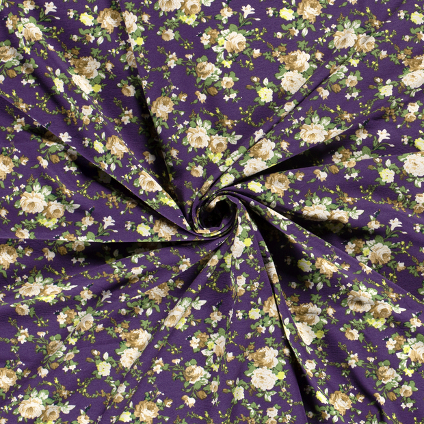 Quattro Stretch fabric Carbon printed 