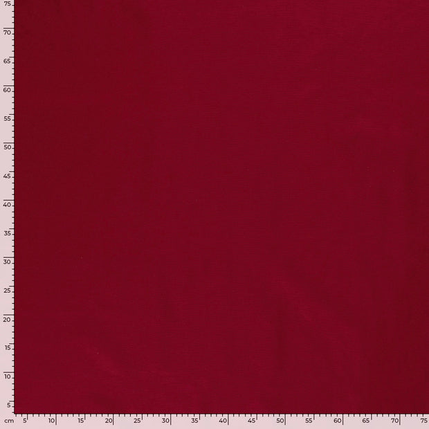 Cretonne fabric Unicolour Dark Red