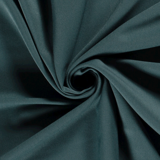 Gabardine fabric Unicolour Petrol