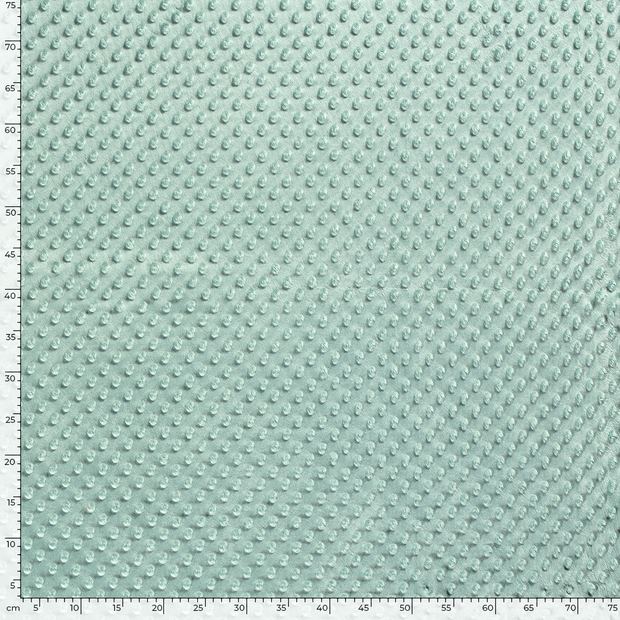 Minky fabric Unicolour Mint