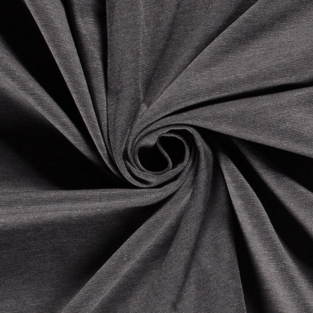 Punta di Roma fabric Unicolour Dark Grey