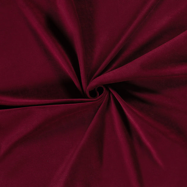 Nicky velours fabric Bordeaux 