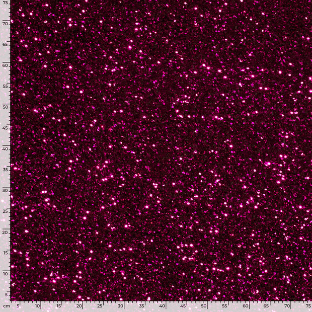 Velours tissu Unicolore Fuchsia