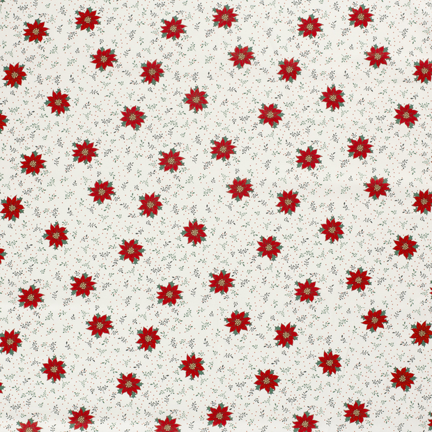 Cotton Poplin fabric Off White 