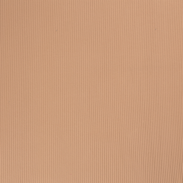 Rib Jersey fabric Nutmeg soft 