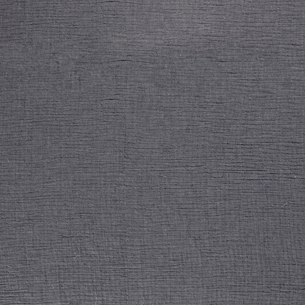 Muslin Four Layer fabric Navy matte 