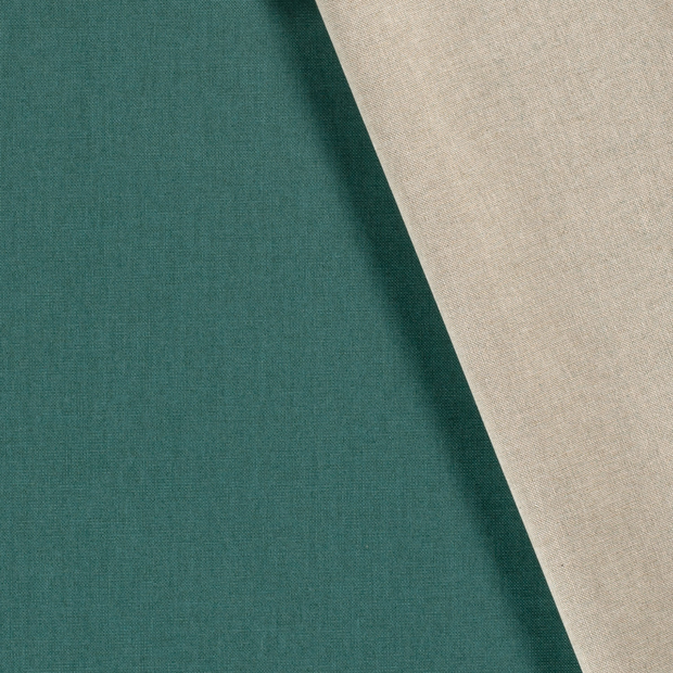 Linen Look fabric Unicolour printed 