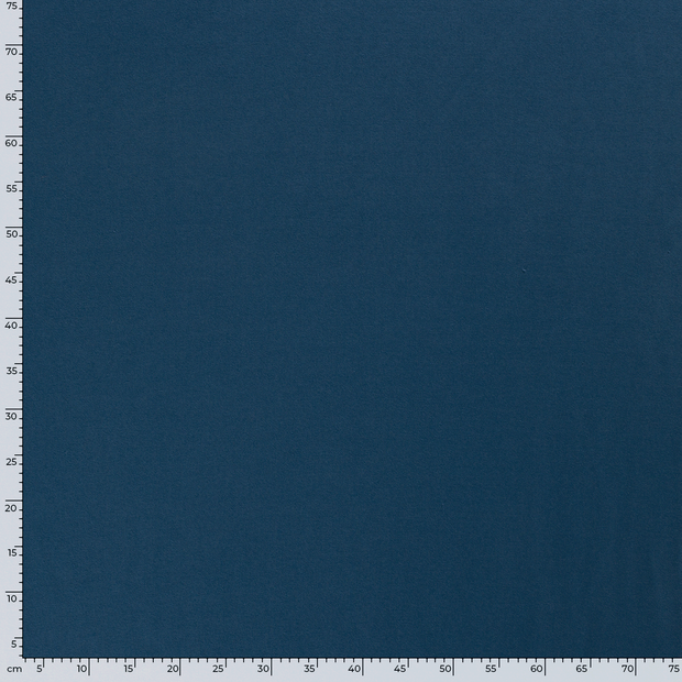 Jogging fabric Unicolour Peacock Blue