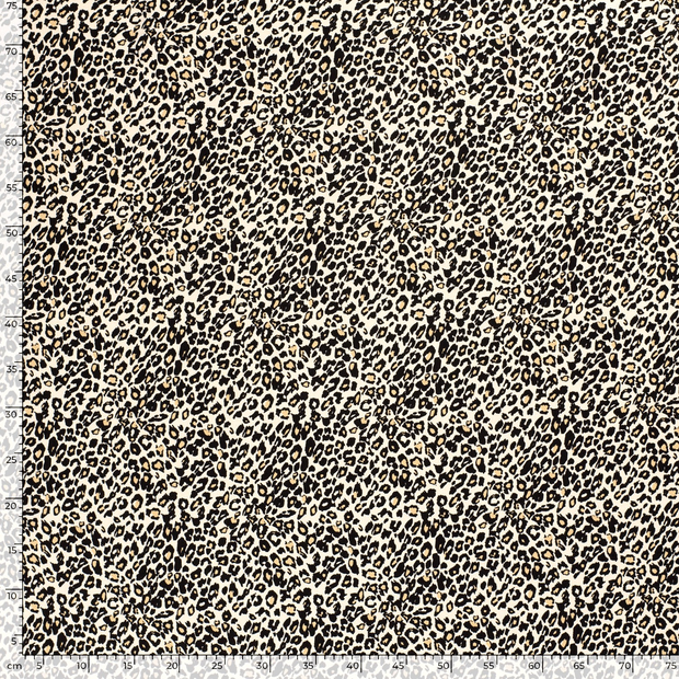 Viscose Twill fabric Spots Beige