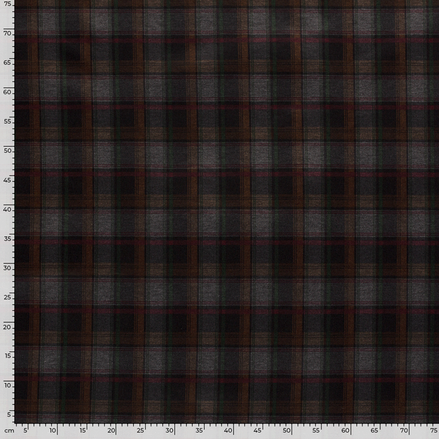 Punta di Roma fabric Checks printed 