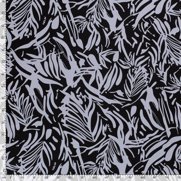 Viscose Jersey fabrik Abstrakt Babyblau