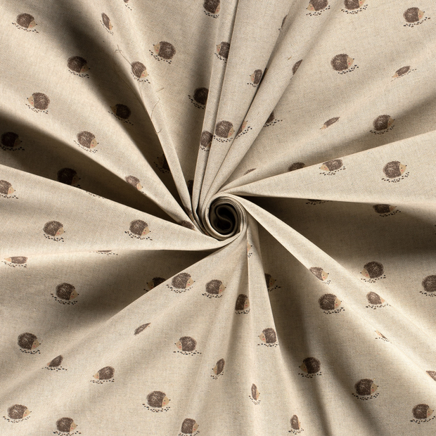Panama fabric Off White printed 