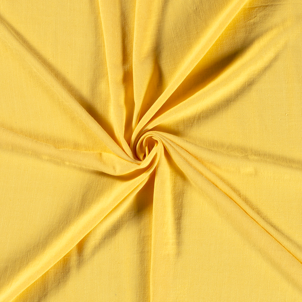 Woven Viscose Linen fabric Yellow slub 