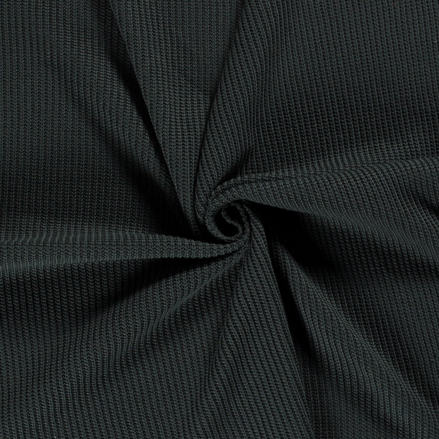 Heavy Knit fabric Dark Green 