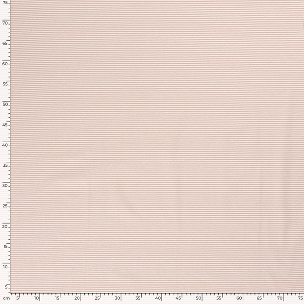 Cotton Jersey Yarn Dyed fabric Stripes Salmon