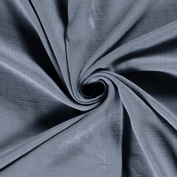 Viscose Lin Chaine et Trame tissu Unicolore Bleu bébé