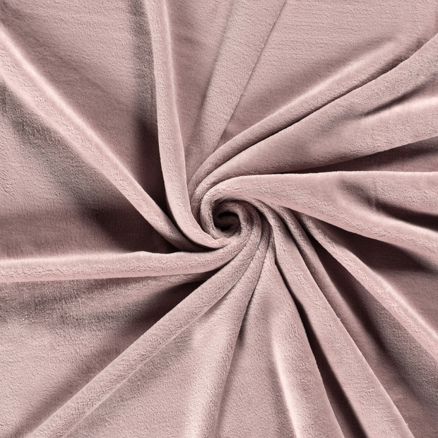 Coral Fleece fabric Old Pink 