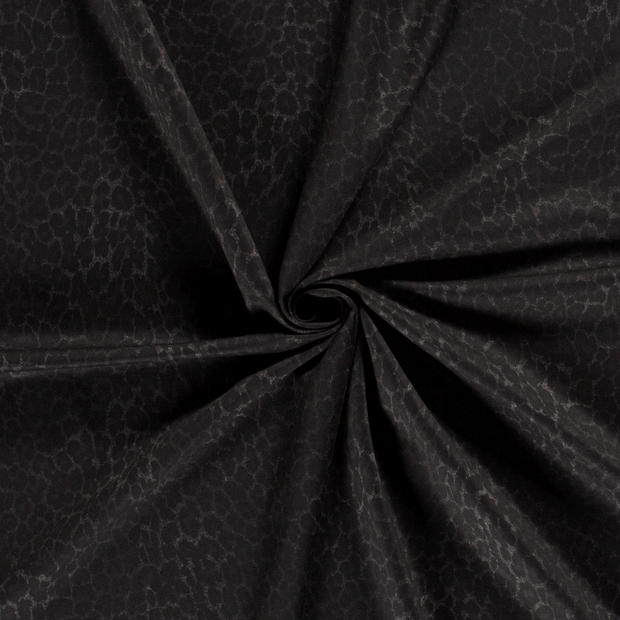 Punta di Roma fabric Dark Grey printed 