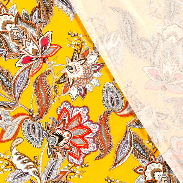 Viscose Jersey fabrik Paisley bedruckt 