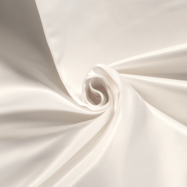 Satin Duchesse fabric Unicolour Off White