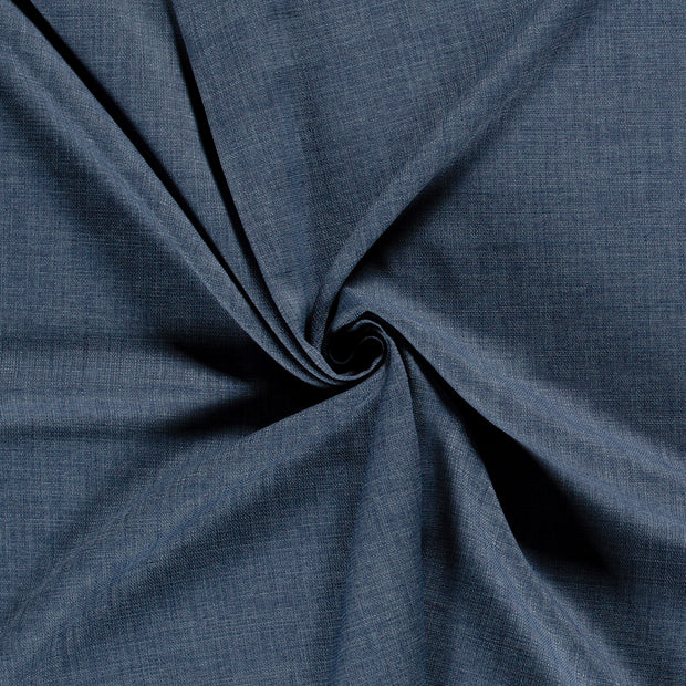 Linen Look fabric Steel Blue 