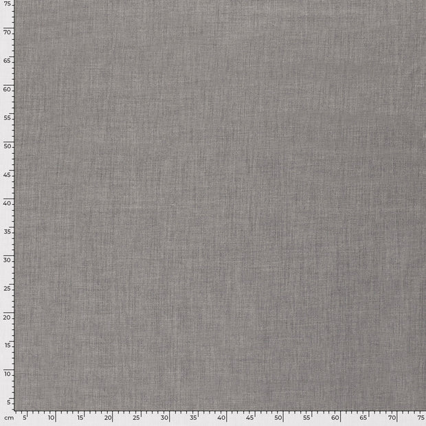Linen Look fabric Unicolour Grey