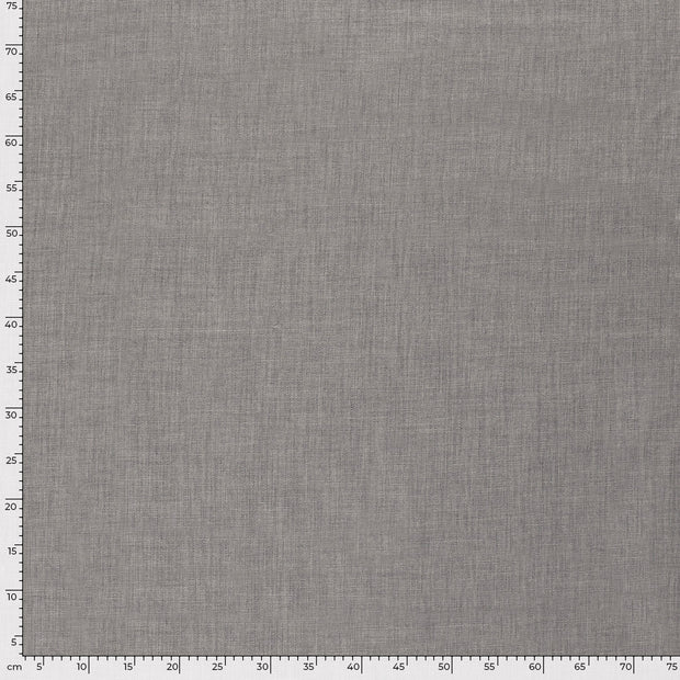 Aspect Lin tissu Unicolore Gris