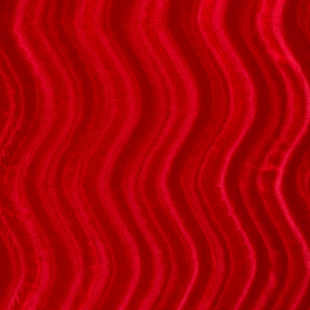 Velours fabric Red soft 