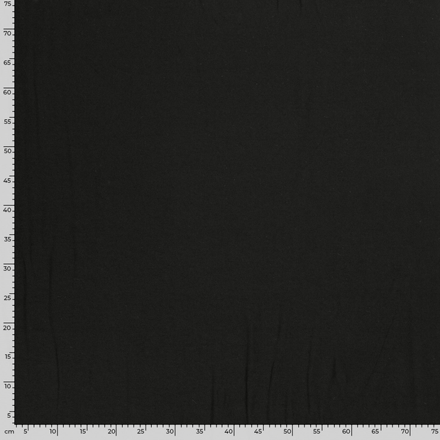 Viscose Jersey fabric Unicolour Black