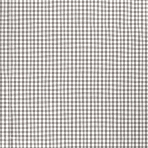 Popeline de Coton Fil Teint tissu Gris foncé mat 
