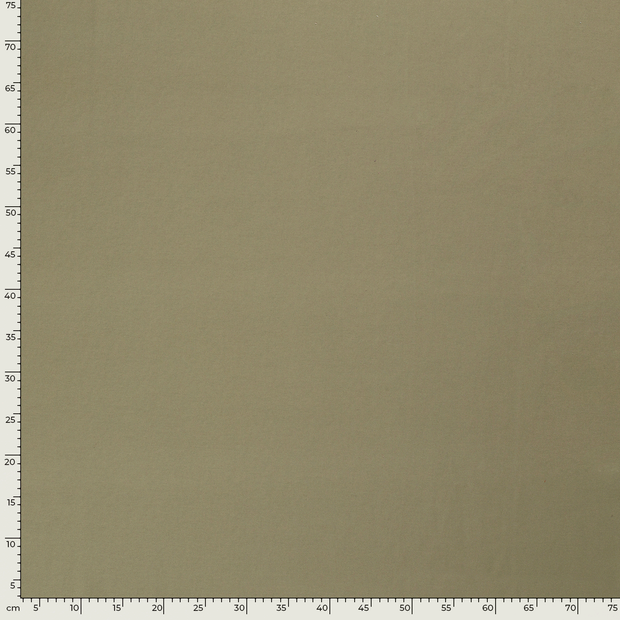 Jersey de Coton tissu Unicolore Vert Olive