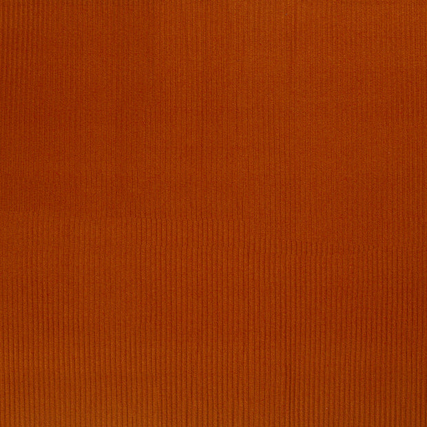 Rib Jersey fabric Brique matte 