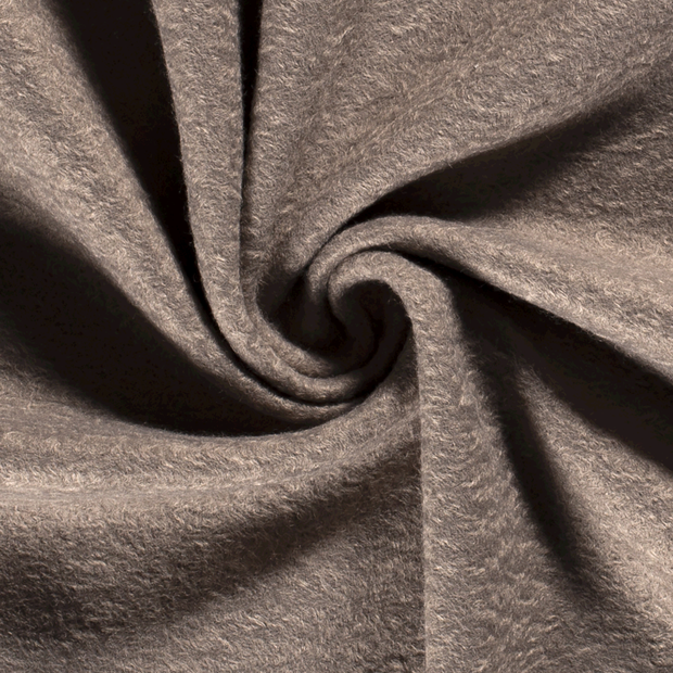 Bouclé fabric Melange Taupe Grey