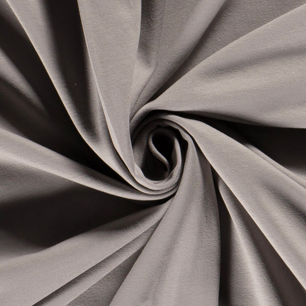 French Terry fabric Unicolour Grey