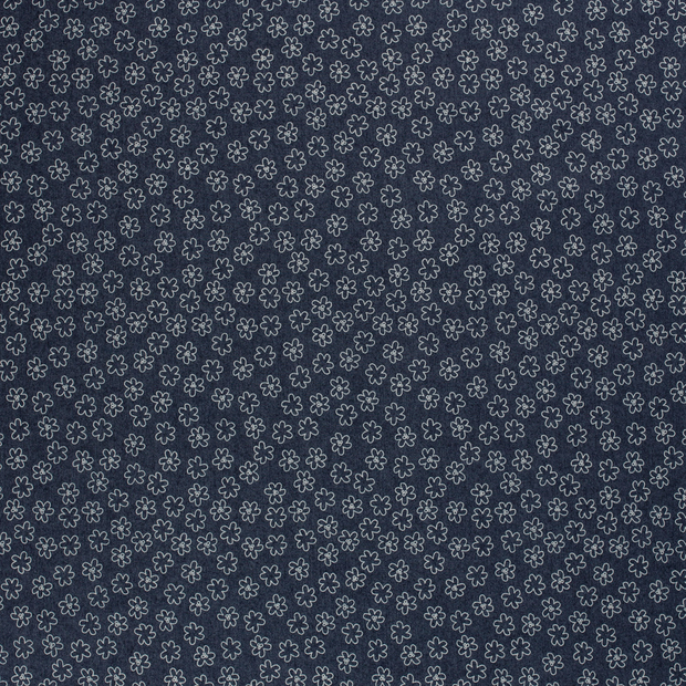 Denim fabric Navy 
