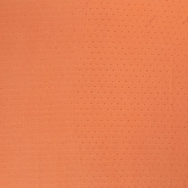 Popeline de Coton tissu Orange 