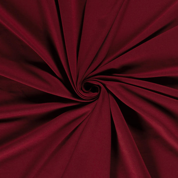 French Terry fabric Bordeaux brushed 