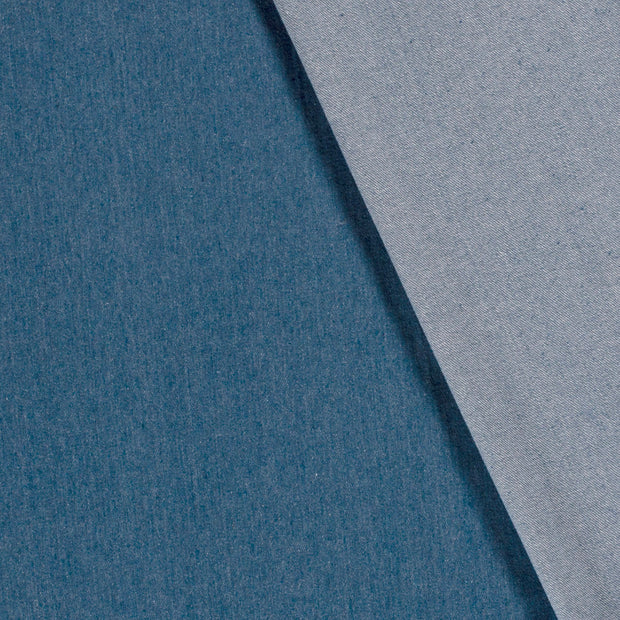 Denim fabric Unicolour pre-washed 