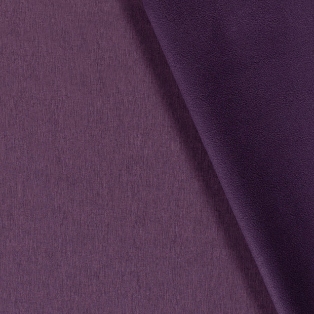 Softshell fabric Melange Aubergine
