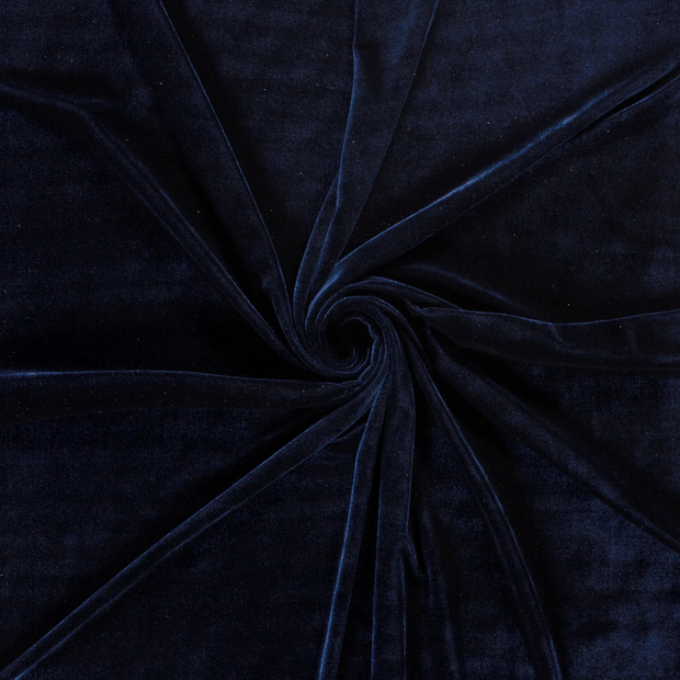 Velvet fabric Navy 