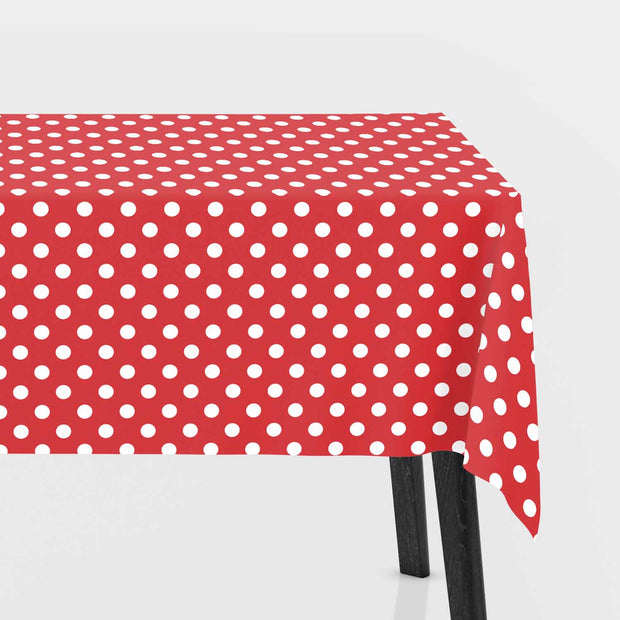 Coated Tablecloth fabric Red 