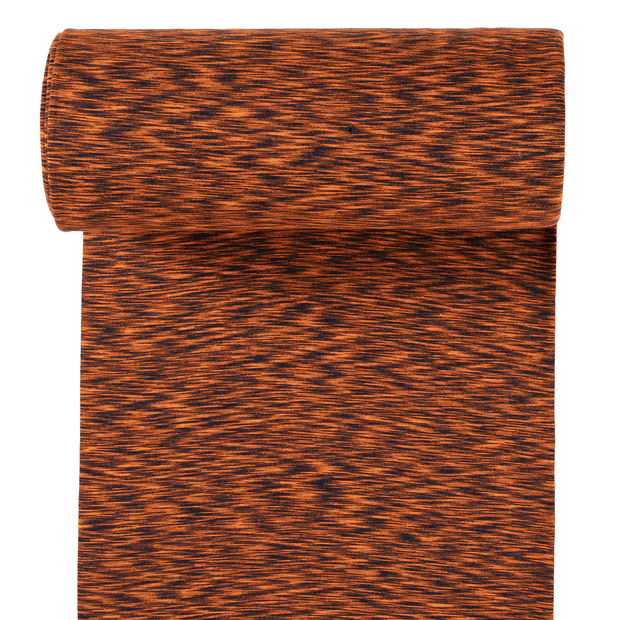Cotton Jersey Yarn Dyed fabric Orange matte 