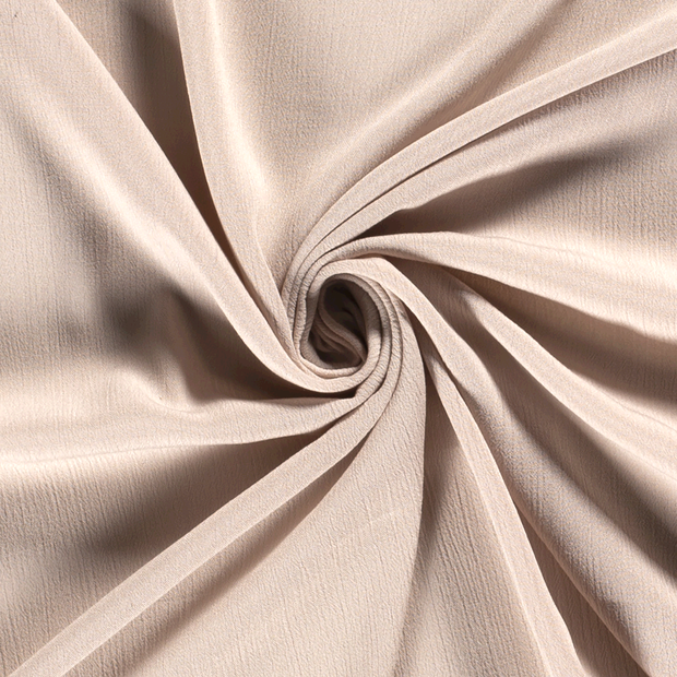 Borken Crepe fabric Unicolour Beige