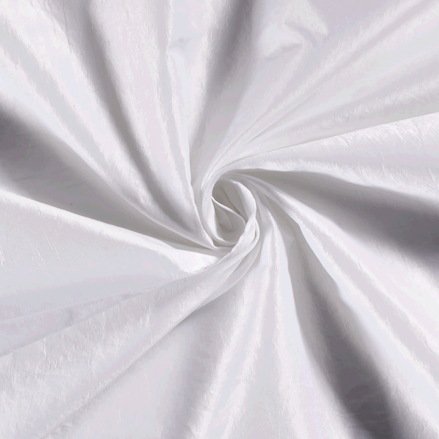 Taffeta fabric Unicolour Optical White
