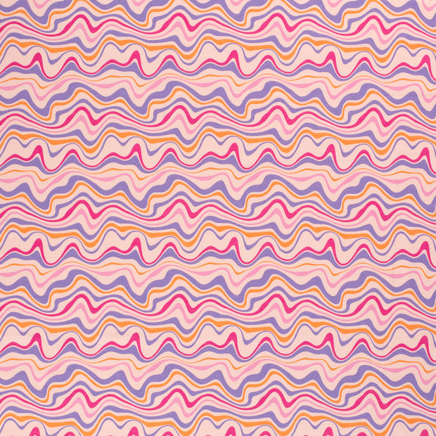 Alphen Fleece fabrik Helles Pink weich 