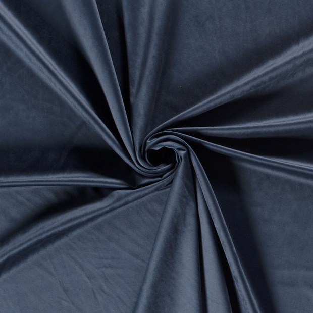 Velvet fabric Indigo 